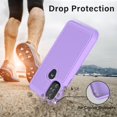 thumbnail image 6 of for Moto G Power 2022 Phone Case: Drop Protective Phone Case Cover | Anti-Slip Grip & Shock-Proof Silicone TPU Bumper | Dual-Layer Heavy Duty Case Purple, 6 of 7
