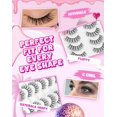 thumbnail image 3 of Pestañas postizas Adious de 13 mm, efecto natural y esponjoso, 7 pares, 3 of 6