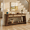 Rustic Brown, variant on Virans 70.9”Rattan Entryway Table with Drawer,Narrow Long Console Table for Living Room,Hallway,Behind Couch,Rustic Brown