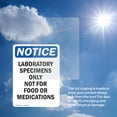 thumbnail image 6 of (2 Pack) Laboratory Specimens Only Not OSHA Notice Sign 5 Inch X 7 Inch Vinyl Label Decal Sticker Weather Resistant, UV Protected for Workplace, Business, and Construction Site, Made in, 6 of 7