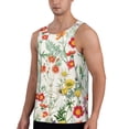 thumbnail image 2 of Haiem Spring floral Pattern Men Workout Tank Top Gym Bodybuilding Sleeveless Muscle T Shirts Athletic Tank Breathable Workout Shirt-3X-Large, 2 of 7