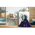 thumbnail image 2 of Ahgly Company Machine Washable Indoor Rectangle Transitional Rebecca Purple Area Rugs, 3' x 5', 2 of 7