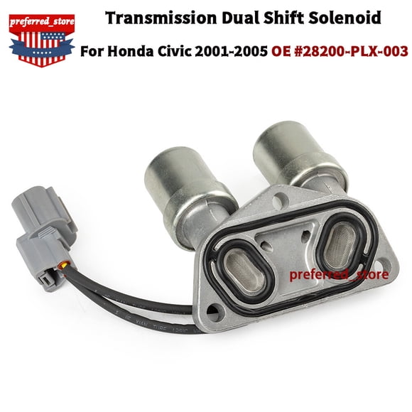 Transmission Dual Linear Shift Solenoid for Honda for Civic Replace 28200-PLX-003