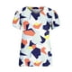 thumbnail image 4 of Puntoco - Camiseta de manga corta con cuello en V para mujer, holgada, informal, de verano Puntoco Puntoco-9021, 4 of 7