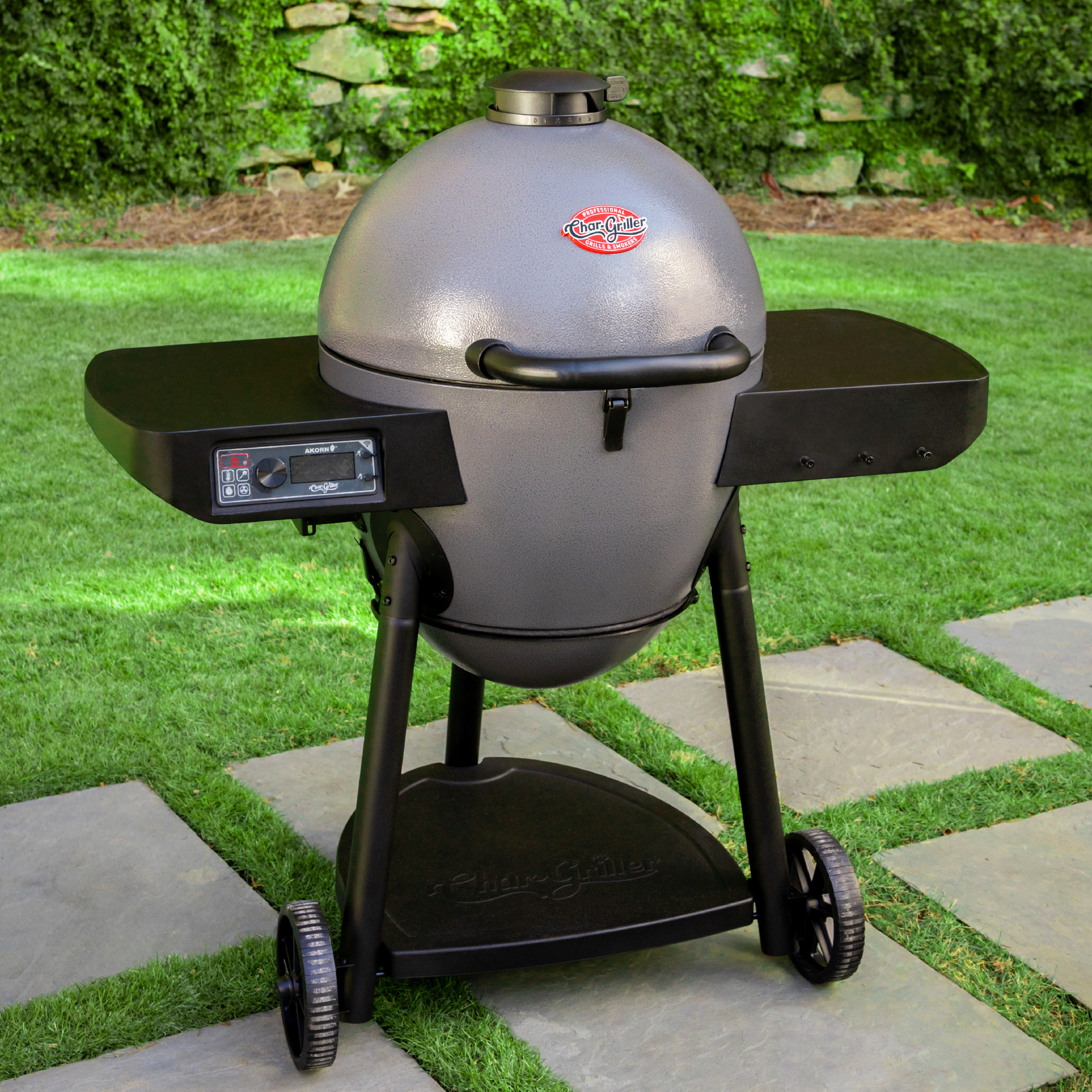 Auto Kamado Charcoal Grill in Gray - image 4 of 15