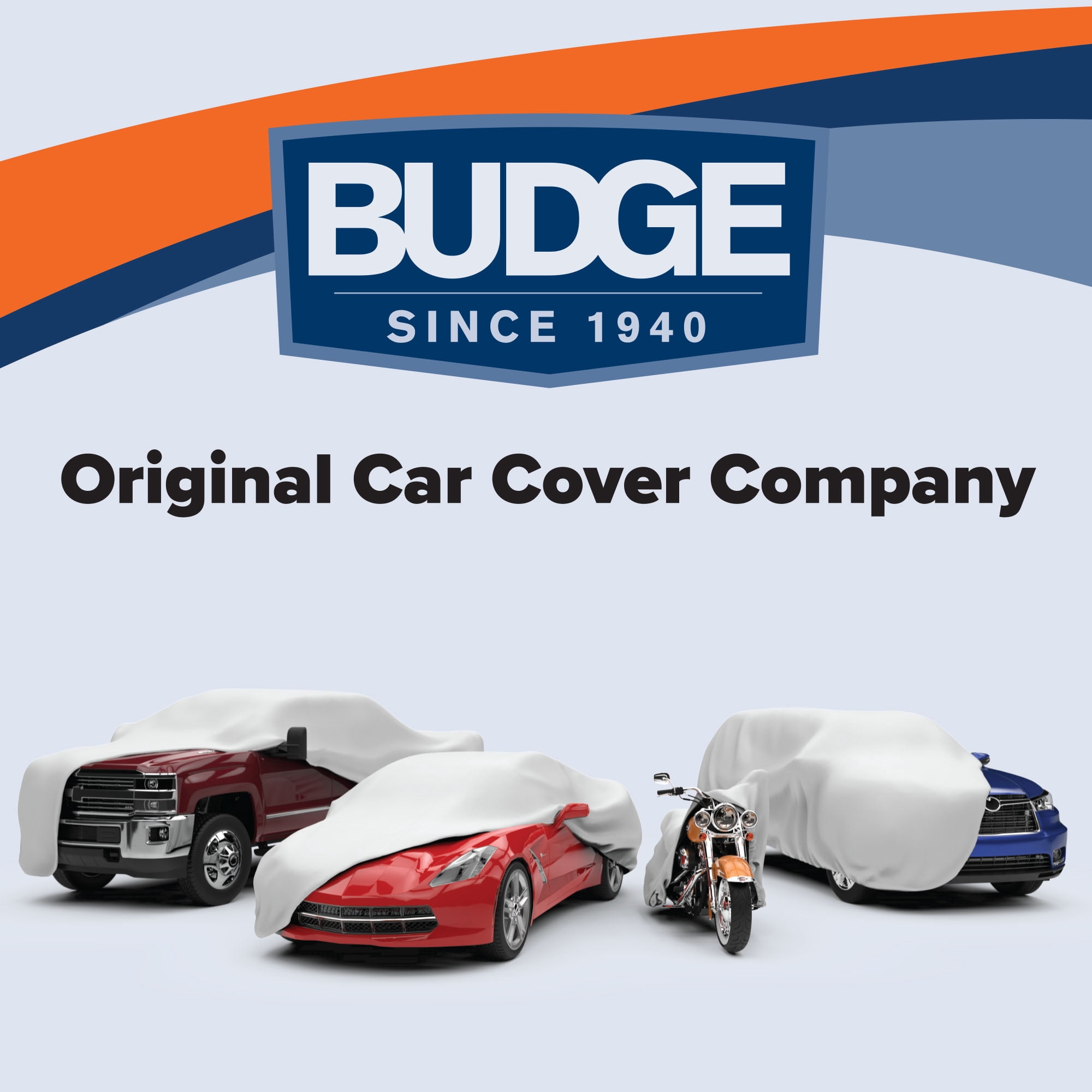 Budge Basic Car Cover, Lightweight, Breathable Indoor Car Protection, Size 3 for Midsize Vehicles