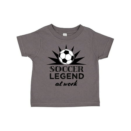 

Inktastic Soccer Legend at Work Gift Toddler Boy or Toddler Girl T-Shirt