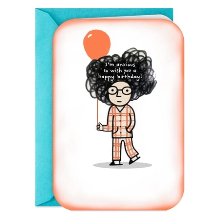 Hallmark Birthday Card (Anxious to Wish You a Happy Day)