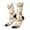 2 Black-2, variant on Squirrel And Leaves Print Adult Socks for Men & Women,Calf Socks, Ankle Socks,Boots Socks,Breathable Casual Sock,Unisex Crew Socks