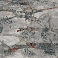thumbnail image 2 of 7'x10' Grey Teal Machine Woven Abstract Splatter Indoor Area Rug, 2 of 3