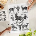thumbnail image 4 of Lantern Press 1000 Piece Jigsaw Puzzle, Art Forms of Nature, Antilopina (Antelopes), Ernst Haeckel Artwork, 4 of 5