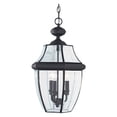 thumbnail image 2 of Sea Gull Lighting 6039EN-965 Three Light Outdoor in Traditional Style - 12 inches wide by 20.75 inches high Antique Brushed Nickel LED Polished Brass, 2 of 2