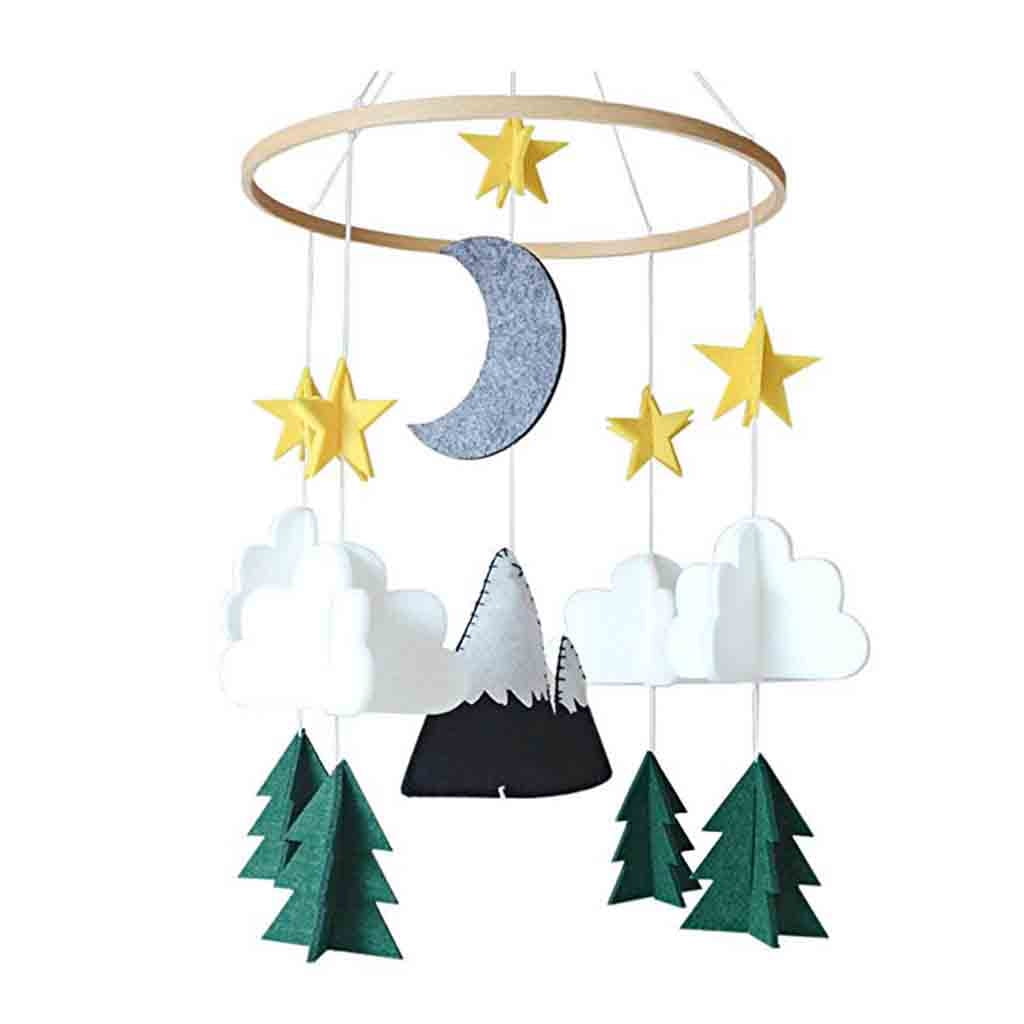 Lovehome Boys/Girls Baby Crib Mobile Woodland Night Nursery Mobile Decoration Felt