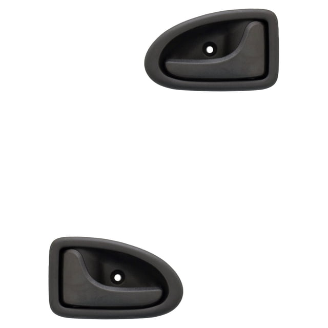 Manijas de Puertas Interiores HUSHAN Clio 2002 A 2010 Negro 2 Piezas