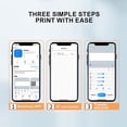 thumbnail image 4 of Printing EVEBOT PrintInd Handheld Printer Mini Portable Inkjet Tattoo Printer with Quick-dry Ink Cartridge BT Function APP Control Compatible with /iOS Smartphone Print on, 4 of 6