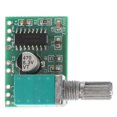 thumbnail image 2 of Scienceny 4 Uds. Mini placa amplificadora Digital de 5V con potenciómetro de interruptor 3W + 3W DC 5V amplificador de Audio práctico tablero de módulo Herramientas y ferretería Scienceny TO002811-00, 2 of 5