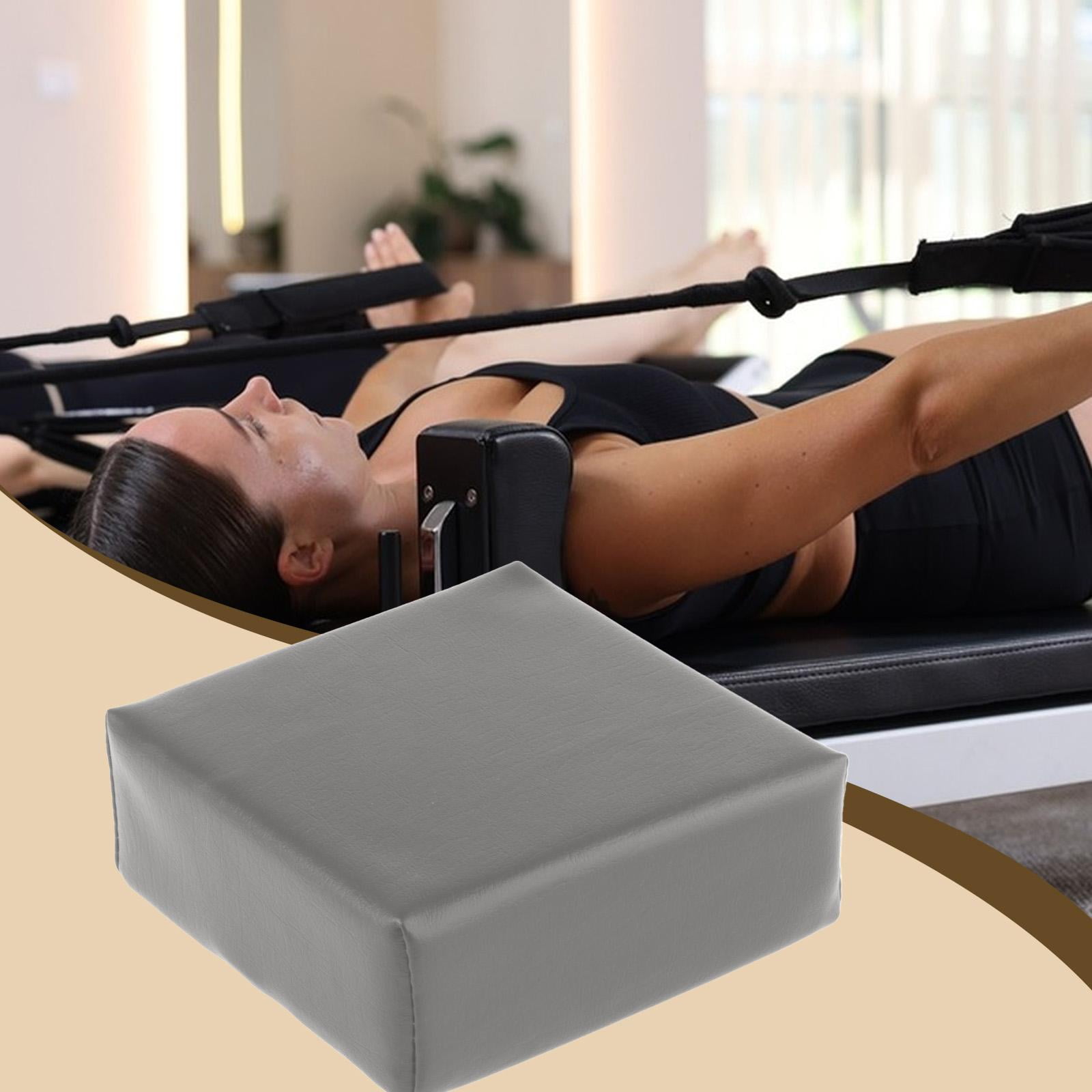 Pilates Cushion Pillow Reformer Headrest PU Leather Material for Home Gym Yoga Mat Exercise Support
