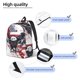 thumbnail image 3 of Easygdp American Flag Eagle Art Mochila de Lona Resistente para Laptop, Compatible con Laptops de 15 a 17 pulgadas, Ideal para Escuela, Trabajo y Viajes-Medium, 3 of 5