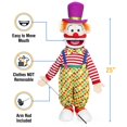 thumbnail image 3 of Marioneta estilo ventrílocuo de cuerpo completo con sombrero de payaso de 25 pulgadas, 3 of 5