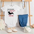 thumbnail image 3 of Funny Christmas Carol Dachshund Pun Romper Boys or Girls Infant Baby Brisco Brands NB, 3 of 6