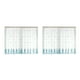 thumbnail image 2 of Cortinas transparentes Matsuzay Decoraciones de habitaciones gasa Azul 1*1.2 m 2Conjunto, 2 of 6