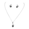 thumbnail image 1 of Jusqu'à 65% de Réduction Mode Boucles d'Oreilles Collier Trois Pièces Ensemble, Cadeau For Copine Collier Bagues Boucle d'Oreille Jewelry sur l'Autorisation, 1 of 1