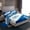 Blue White, variant on Homewish Football Print Twin Sheet Sets 3pcs for Female Men Adults,Sport Theme Twin Fitted Sheet Microfiber,Ball Gamer Breathable Flat Sheet,Ultra Soft Home Decor