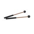 thumbnail image 2 of 2 uds baquetas de percusión de 8,6 pulgadas con mango de madera baquetas de percusión de madera para carillón xilófono música educación rendimiento Negro Hugo mazos de tambor, 2 of 10