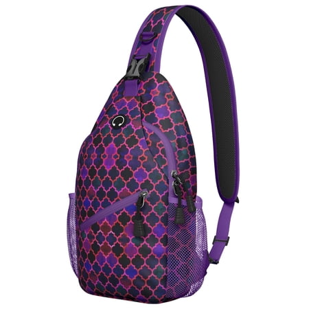 Stylish Sling Bag for Men & Women - Fashionable Crossbody Chest Backpack with Anti-Theft Design Spacious & Organized - Modern Travel Daypack for Hiking Biking Outdoor Adventures