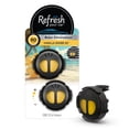 thumbnail image 1 of Refresh Your Car Vent Clip Car Air Freshener, Vanilla Shore 62 Scent, 2 Count, 1 of 5