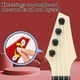 thumbnail image 4 of Ukelele de juguete para niños | Guitarra de 4 cuerdas para principiantes a partir de 3 años | Regalo portátil para educación temprana con clavijas afinables y accesorios, 4 of 6