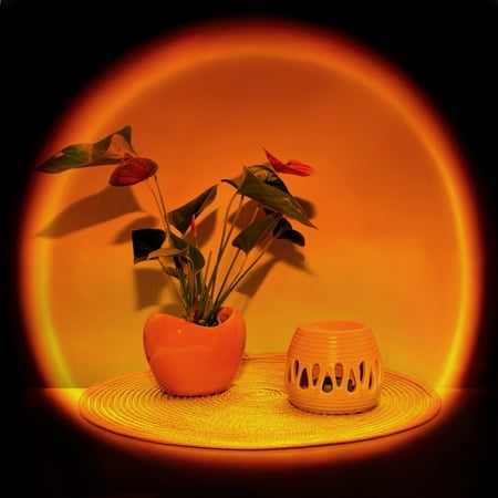 

Final Clear Out! Night Light Rainbow Projector Light 90 Degrees Rotating Lamp Decoration Light