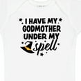 thumbnail image 4 of Inktastic I Have My Godmother Under My Spell with Cute Witch Hat Boys or Girls Baby Bodysuit, 4 of 5