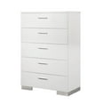 thumbnail image 2 of 3 Piece Set with Chest and (Set of 2) 2 Drawer Night Stands in White, 2 of 3