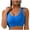 1Blue, variant on Clean Womens Summer U-Neck Crop Tops Full Coverage Shelf Support Push-Up Bra One Piece Seamless Corset Lounge Breathable Tank Tops Daily Training Yoga Bra