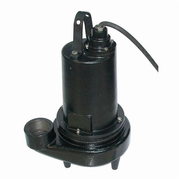Dayton 5 HP 3" Manual Submersible Sewage Pump 460V 5RZP1