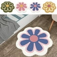 thumbnail image 1 of Iumwxz Bathroom Mat Flower Floor Mat Bathroom Kitchen Entrance Absorbent Mat Porch Foot Mat Bathroom Non Slip Mat Floor Mat Bathroom Rug Pink Polyester, 1 of 7