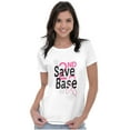 thumbnail image 4 of 2nd Save Base Breast Cancer Warrior Womens Slim Fit Graphic Tee Brisco Brands M, 4 of 5