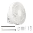 thumbnail image 1 of Ventilador eléctrico multifuncional, trípode, soporte, ventilador de mesa, recargable por USB, ventilador de techo para acampar, 3 engranajes ajustables, 1 of 14