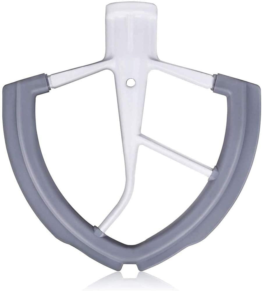 Flex Edge Beater for KitchenAid Tilt-Head Stand Mixer, 6QT Mix Accessory with Silicone Edge Scraper