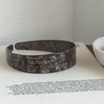 thumbnail image 3 of UNLLLL Vintage Tortoiseshell Acetate Headband, Wide Hairband for Women, Classic Elegant Hair Accessory, Non Slip Flexible Resin Material, for Daily Wear and Styling (Black), 3 of 7