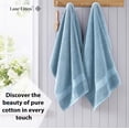 thumbnail image 3 of Toallas de baño LANE LINEN 100% algodón azul cerúleo (90 x 168 cm) x4, 3 of 9