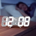 thumbnail image 4 of Hometravel LED Digital Clock, Wall Deco Glowing Electronic Table Clock with Night Mode, 3D Smart Light Sensing Clock for Living Room, 4 of 6