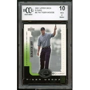 2001 Upper Deck E-Card #E-TW Tiger Woods Rookie Card
