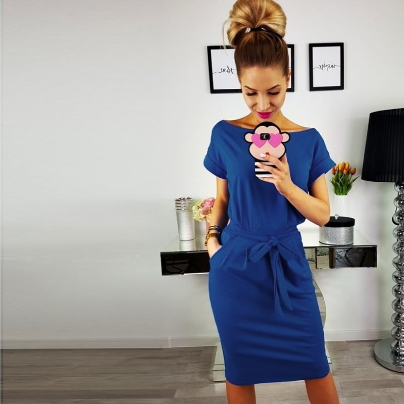 flowy short dresses casual