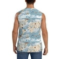 thumbnail image 4 of Disketp Animals Travel World Map Sleeveless Tshirts For Men, Muscle Shirts For Men Dry Fit Tank Top-Xx-Large, 4 of 8