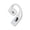 White, variant on Open Ear Wireless Bluetooth Headset, 360 Rotatable Earpiece with Led Display, 0.5h Fast Charging, 200h Long Standby Hands-free Earpiece, for Office Business Calls, Driving And Daily