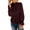 Wine, variant on Vedolay Womens Shirts Round Neck Sweatshirts Casual Loose Fit Sweatshirt Tee Black,S