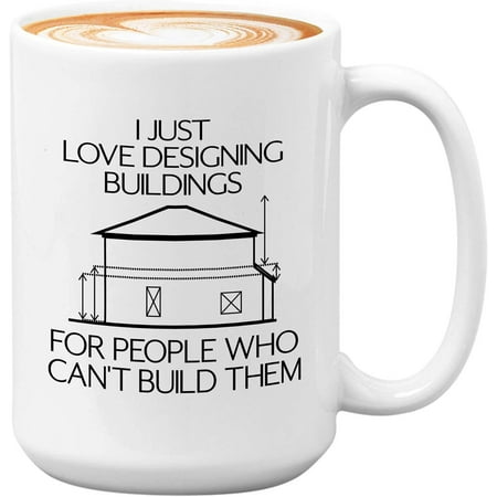 

Architect Coffee Mug-I Have A Doctorate In Civil Engineering-Design Interior Occupation Dcor Blueprint Classic Construction-I Love Designing 11 Oz