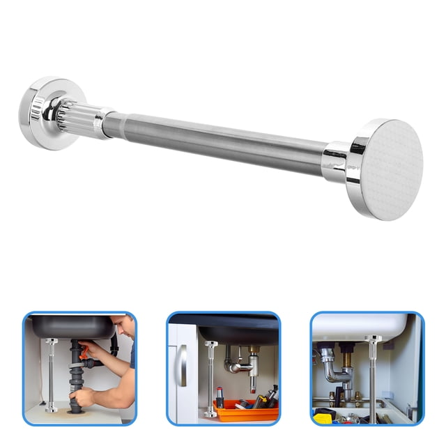 unbranded 1Set Tabletop Support Rod For Wardrobe Shelf Adjustable Length Strong Load Capacity 35-50Cm